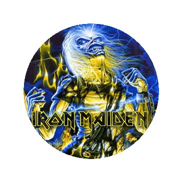 IRON MAIDEN: Live After Death (nagy jelvény, 3,7 cm)