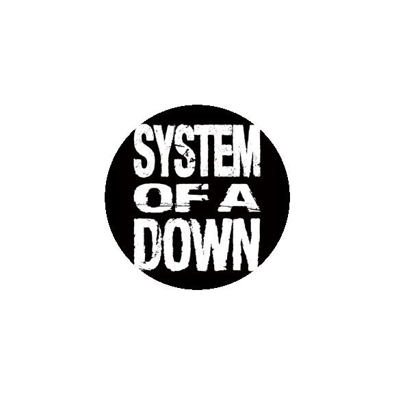 SYSTEM OF A DOWN: System OAD (nagy jelvény, 3,7 cm) SYSTEM OF A DOWN: System OAD (nagy jelvény, 3,7 cm)