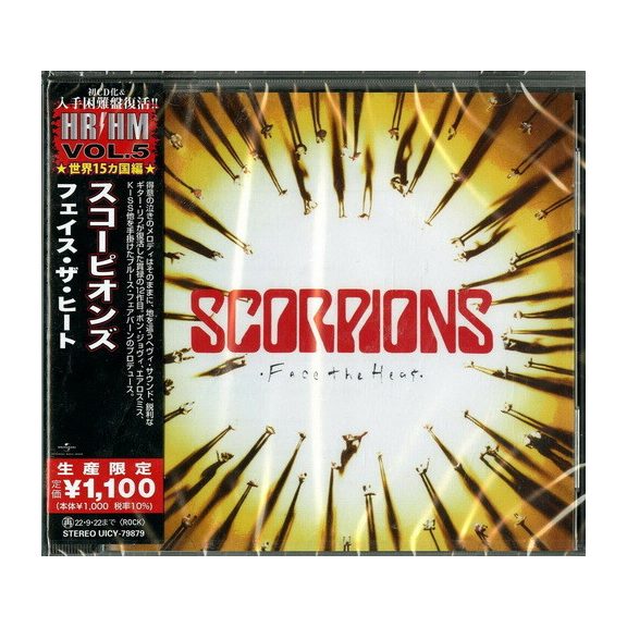 SCORPIONS: Face The Heat (CD, japán) SCORPIONS: Face The Heat (CD, japán)