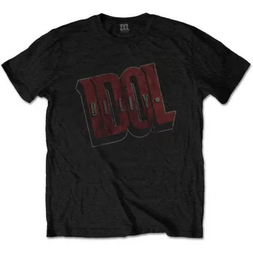 BILLY IDOL: Logo Vintage (póló)