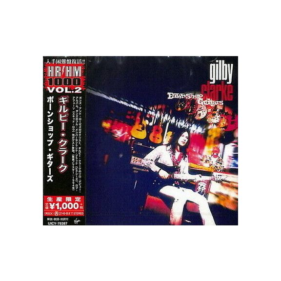 GILBY CLARKE: Pawnshop Guitars (CD, japán) GILBY CLARKE: Pawnshop Guitars (CD, japán)