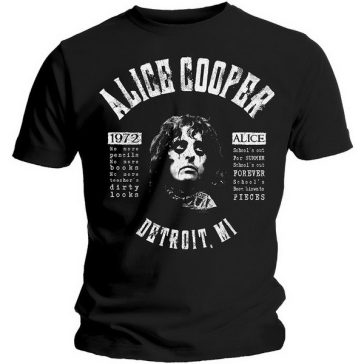 ALICE COOPER: School's Out Lyrics (póló)