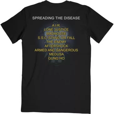 ANTHRAX: Spreading Track List (póló)