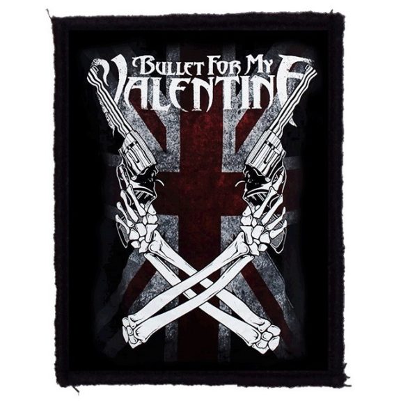 BULLET FOR MY VALENTINE: Cross Guns (9 cm x 12 cm) (felvarró) BULLET FOR MY VALENTINE: Cross Guns (9 cm x 12 cm) (felvarró)
