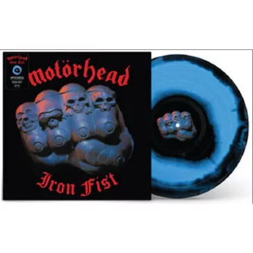   MOTORHEAD: Iron Fist 40th Anniversary (LP, black & blue swirl)