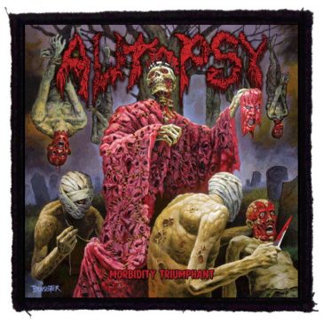 AUTOPSY: Morbidity Triumphant (9,5 cm x 9,5 cm) (felvarró)