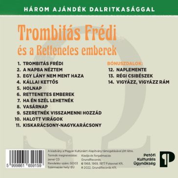   OMEGA: Trombitás Frédi és a rettenetes emberek(CD, +3 bónusz, 2022)