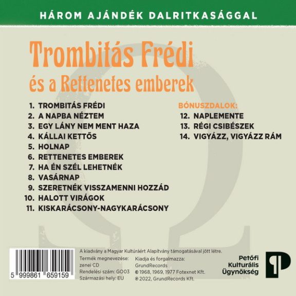OMEGA: Trombitás Frédi és a rettenetes emberek(CD, +3 bónusz, 2022)