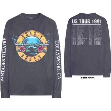   GUNS N' ROSES: Hollywood Longsleeve (grey) (hosszúujjú póló)