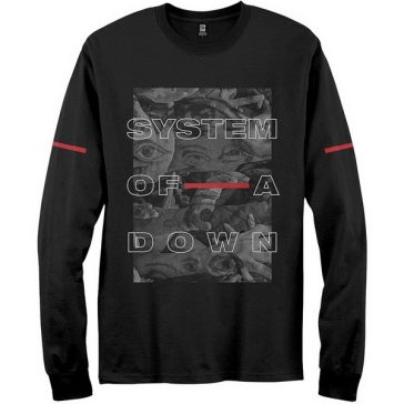   SYSTEM OF A DOWN: Eye Collage Longsleeve (hosszúujjú póló)