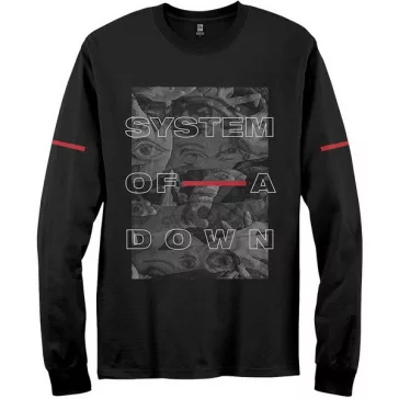   SYSTEM OF A DOWN: Eye Collage Longsleeve (hosszúujjú póló)
