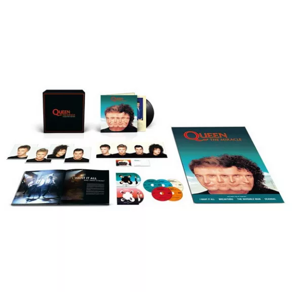 QUEEN: The Miracle (LP+5CD+Blu-ray, DVD, box)