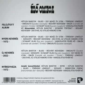 OMEGA: Élő Omega (4CD, 2022)