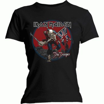 IRON MAIDEN: Trooper Red Sky (női póló)