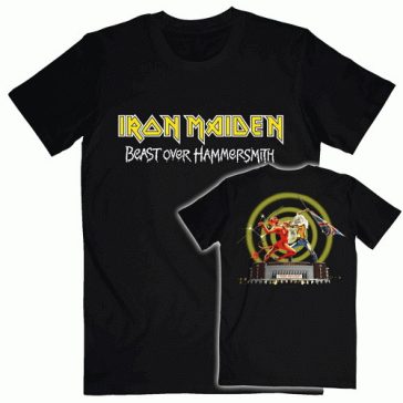 IRON MAIDEN: Beast Over Hammersmith (back print) (póló)