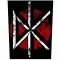 DEAD KENNEDYS: Logo Vintage (hátfelvarró / backpatch)