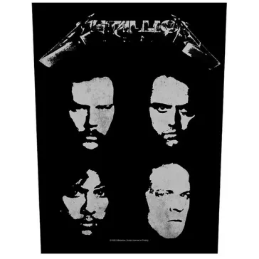 METALLICA: Black Album (hátfelvarró / backpatch)