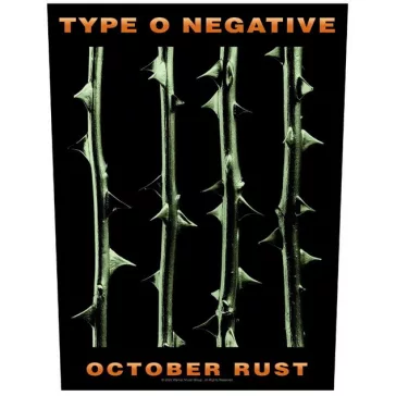TYPE O NEGATIVE: October Rust (hátfelvarró / backpatch)