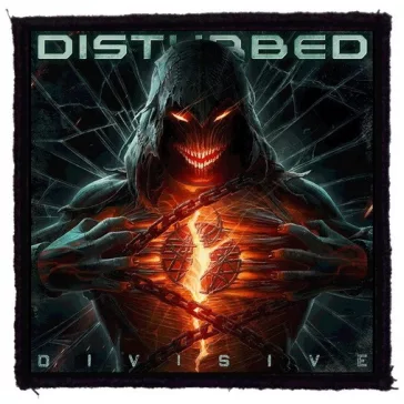 DISTURBED: Divisive (9,5 cm x 9,5 cm) (felvarró)