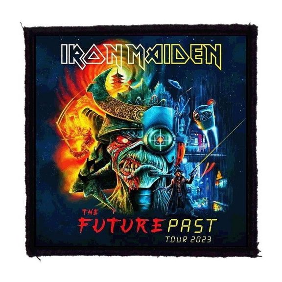 IRON MAIDEN: Future Past Tour 2023 (9,5 cm x 9,5 cm) (felvarró) IRON MAIDEN: Future Past Tour 2023 (9,5 cm x 9,5 cm) (felvarró)