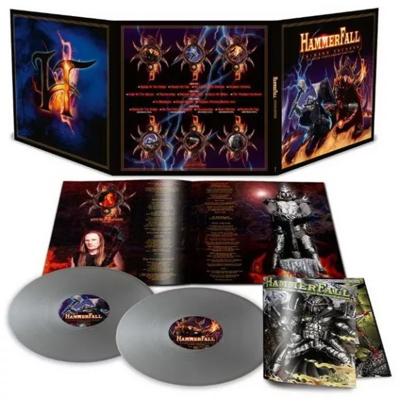 HAMMERFALL: Crimson Thunder - 20th Anniversary (2LP, coloured)
