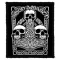 AMON AMARTH: Three Skulls (8 cm x 9,5 cm)