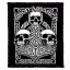 AMON AMARTH: Three Skulls (8 cm x 9,5 cm)