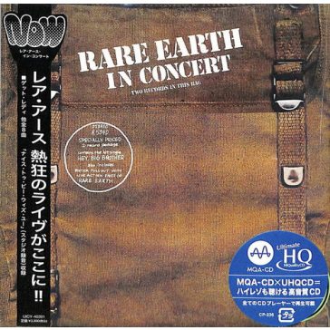 RARE EARTH: In Concert (CD, japán)