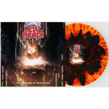   METAL CHURCH: Congregation Of Annihilation (LP, orange red splattered)