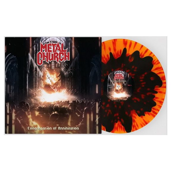 METAL CHURCH: Congregation Of Annihilation (LP, orange red splattered) METAL CHURCH: Congregation Of Annihilation (LP, orange red splattered)