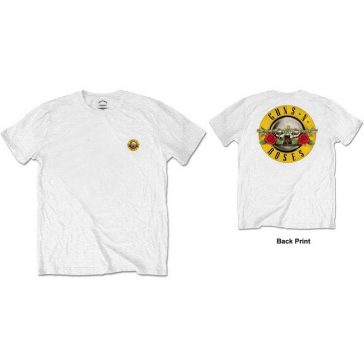 GUNS N' ROSES: Logo Pocket (white) (póló)