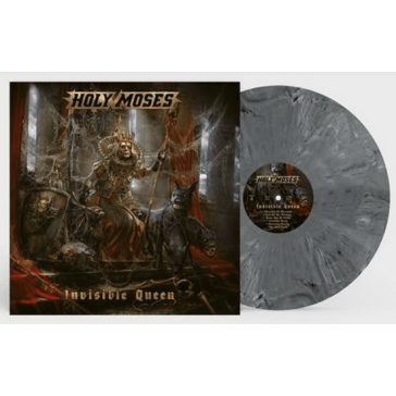 HOLY MOSES: Invisible Queen (LP, white black marbled)