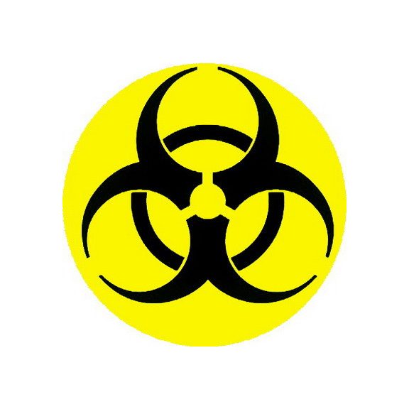 BIOHAZARD (nagy jelvény, 3,7 cm) BIOHAZARD (nagy jelvény, 3,7 cm)