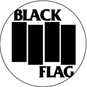BLACK FLAG: Logo (nagy jelvény, 3,7 cm) 