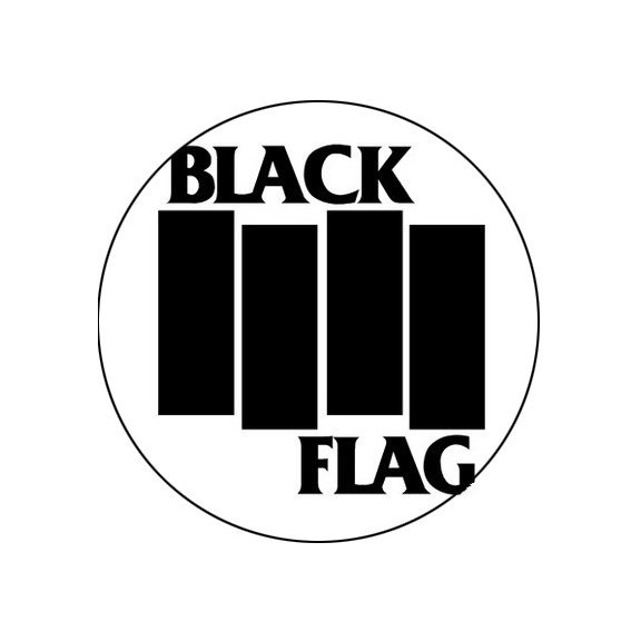 BLACK FLAG: Logo (nagy jelvény, 3,7 cm) BLACK FLAG: Logo (nagy jelvény, 3,7 cm)