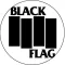BLACK FLAG: Logo (nagy jelvény, 3,7 cm) 