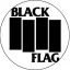 BLACK FLAG: Logo (nagy jelvény, 3,7 cm) 