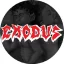 EXODUS: Logo (nagy jelvény, 3,7 cm) 