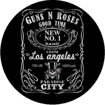 GUNS N' ROSES: Paradise City (nagy jelvény, 3,7 cm) 