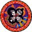 KISS: Rock And Roll Over (nagy jelvény, 3,7 cm) 