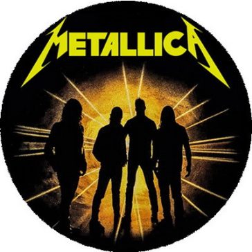 METALLICA: 72 Strobes Band (nagy jelvény, 3,7 cm) 