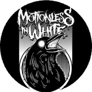 MOTIONLESS IN WHITE: Raven (nagy jelvény, 3,7 cm) 