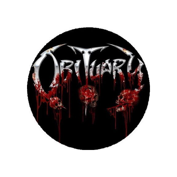 OBITUARY: Logo Skulls (nagy jelvény, 3,7 cm) OBITUARY: Logo Skulls (nagy jelvény, 3,7 cm)