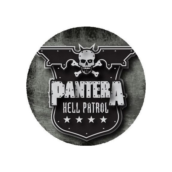 PANTERA: Hell Patrol (nagy jelvény, 3,7 cm) PANTERA: Hell Patrol (nagy jelvény, 3,7 cm)