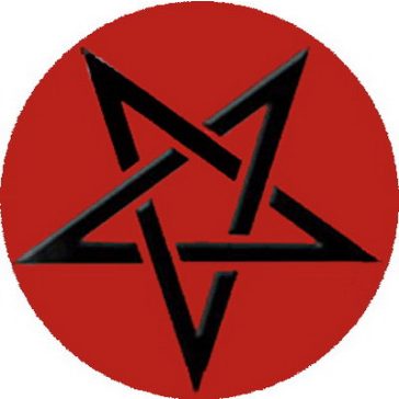 PENTAGRAM (nagy jelvény, 3,7 cm) 