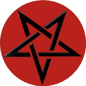 PENTAGRAM (nagy jelvény, 3,7 cm) 
