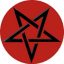 PENTAGRAM (nagy jelvény, 3,7 cm) 