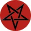 PENTAGRAM (nagy jelvény, 3,7 cm) 