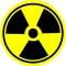RADIOACTIV (nagy jelvény, 3,7 cm) 