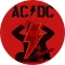 AC/DC: Angus Power Up (jelvény, 2,5 cm) 